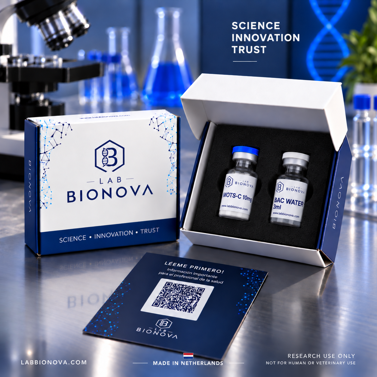 Protocolo MOTS-C + Agua Bacteriostática 3ml